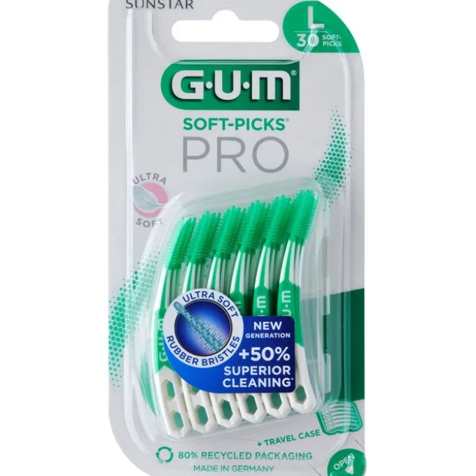 GUM SOFT-PICKS PRO large 30 St