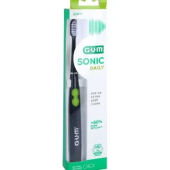 GUM SONIC DAILY Schallzahnbürste schwarz 1 St