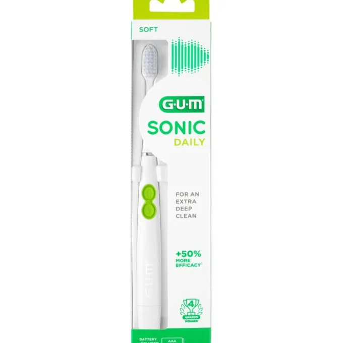 GUM SONIC DAILY Schallzahnbürste weiß 1 St