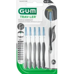 GUM TRAV-LER 2,6mm dunkelgrau Interdentalbür. 6 St