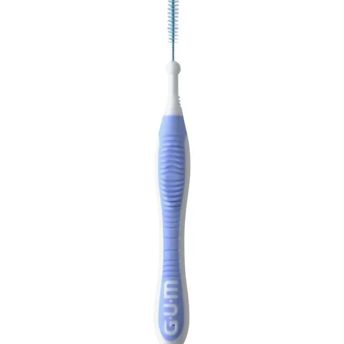 GUM TRAV-LER 0,6mm Kerze hellblau Interdentalbür. 6 St