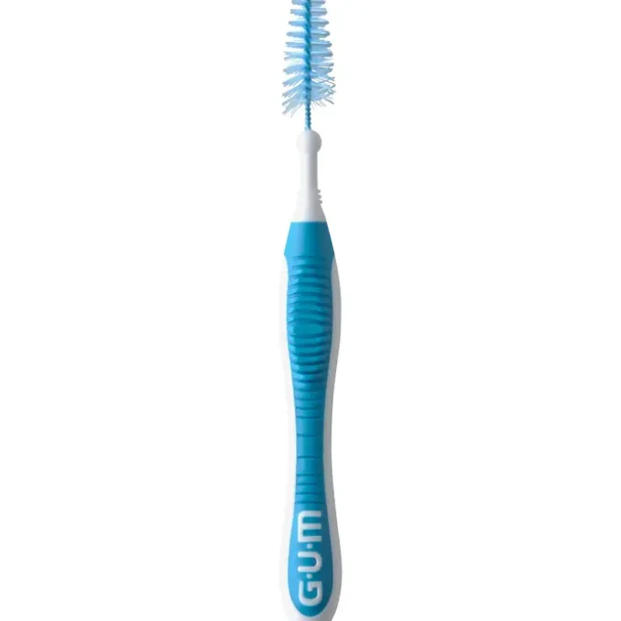 GUM TRAV-LER 1,6mm Tanne blau Interdental+6Kappen 6 St