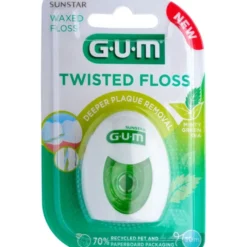 GUM TWISTED FLOSS waxed Zahnseide 50 m 1 St