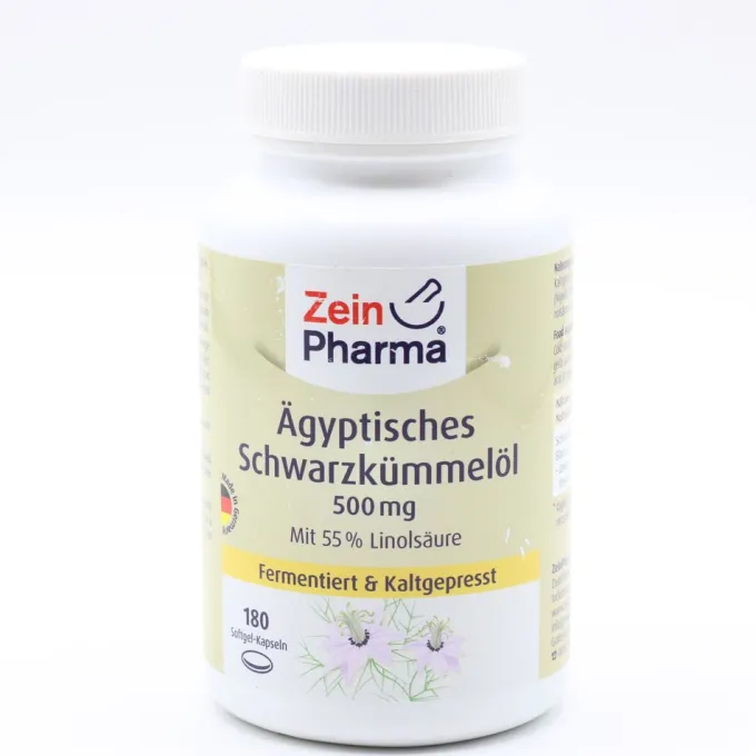 ÄGYPTISCHES Schwarzkümmelöl Kapseln 500 mg 180 Stück