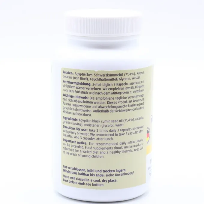 ÄGYPTISCHES Schwarzkümmelöl Kapseln 500 mg 180 Stück