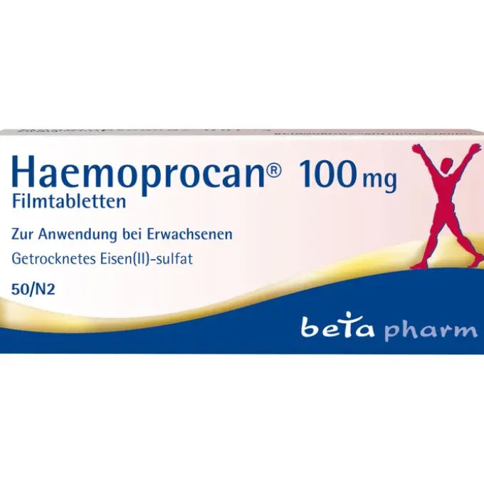HAEMOPROCAN 100 mg Filmtabletten 50 St