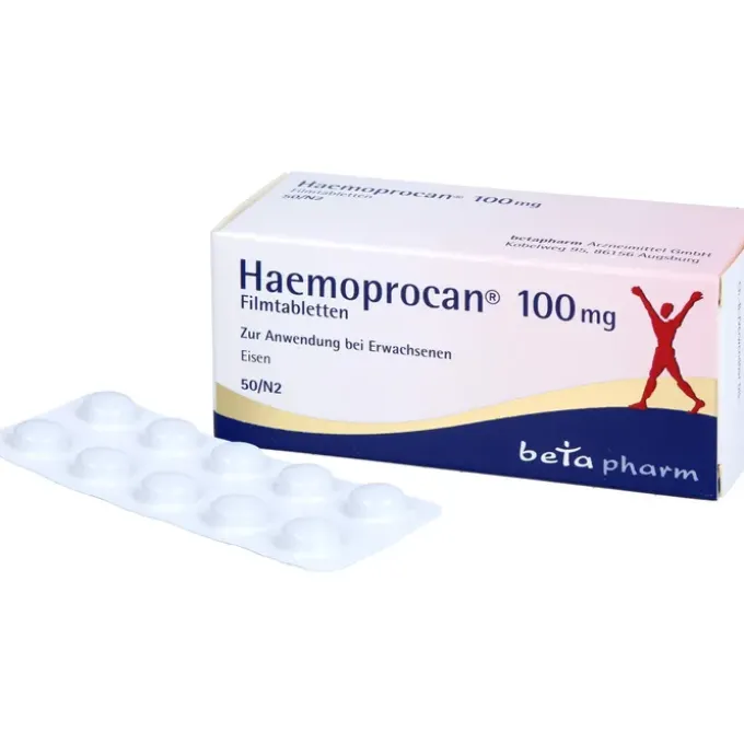 HAEMOPROCAN 100 mg Filmtabletten 50 St