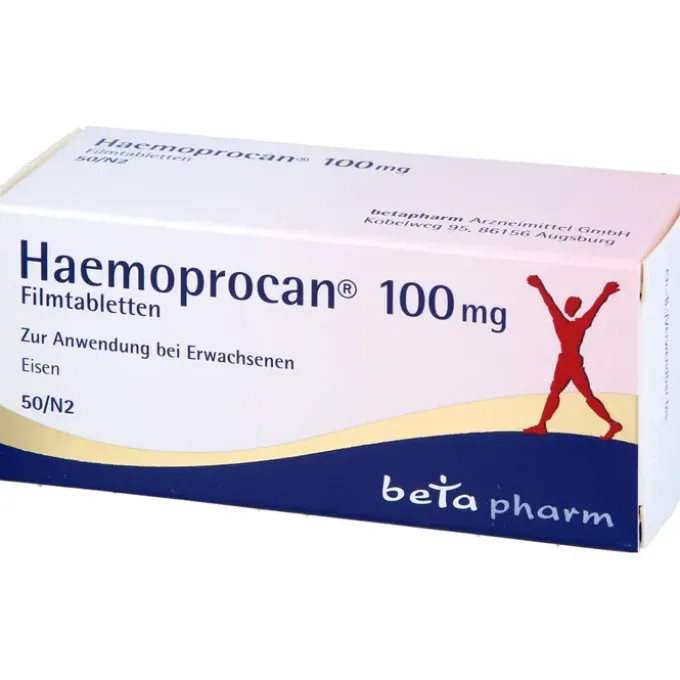 HAEMOPROCAN 100 mg Filmtabletten 50 St