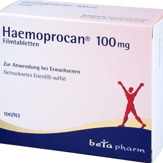 HAEMOPROCAN 100 mg Filmtabletten 100 St