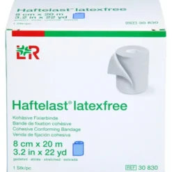 HAFTELAST Fixierb.kohäs.latexfrei 8 cmx20 m blau 1 St
