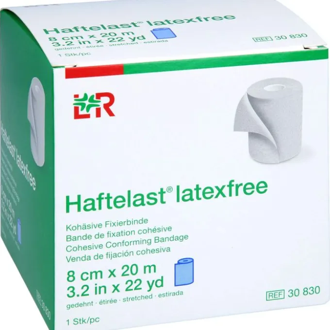 HAFTELAST Fixierb.kohäs.latexfrei 8 cmx20 m blau 1 St
