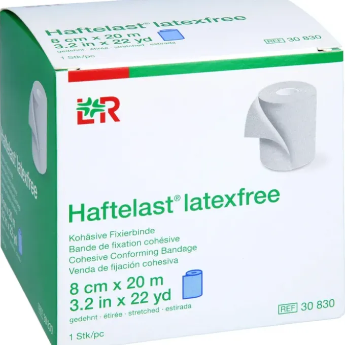 HAFTELAST Fixierb.kohäs.latexfrei 8 cmx20 m blau 1 St