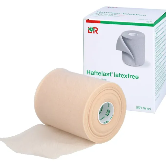 HAFTELAST Fixierb.kohäs.latexfrei 10 cmx20 m creme 1 St
