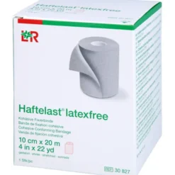 HAFTELAST Fixierb.kohäs.latexfrei 10 cmx20 m creme 1 St