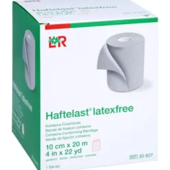 HAFTELAST Fixierb.kohäs.latexfrei 10 cmx20 m creme 1 St
