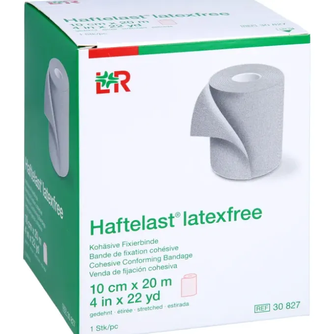 HAFTELAST Fixierb.kohäs.latexfrei 10 cmx20 m creme 1 St