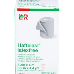HAFTELAST Fixierb.kohäs.latexfrei 8 cmx4 m creme 1 St