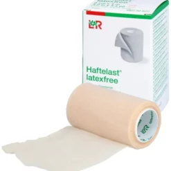 HAFTELAST Fixierb.kohäs.latexfrei 8 cmx4 m creme 1 St