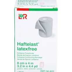 HAFTELAST Fixierb.kohäs.latexfrei 8 cmx4 m creme 1 St