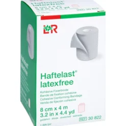 HAFTELAST Fixierb.kohäs.latexfrei 8 cmx4 m creme 1 St