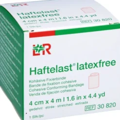 HAFTELAST Fixierb.kohäs.latexfrei 4 cmx4 m creme 1 St