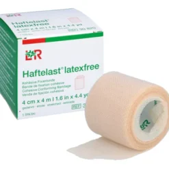 HAFTELAST Fixierb.kohäs.latexfrei 4 cmx4 m creme 1 St