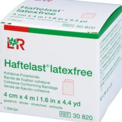 HAFTELAST Fixierb.kohäs.latexfrei 4 cmx4 m creme 1 St