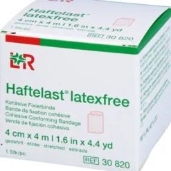 HAFTELAST Fixierb.kohäs.latexfrei 4 cmx4 m creme 1 St
