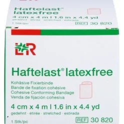 HAFTELAST Fixierb.kohäs.latexfrei 4 cmx4 m creme 1 St
