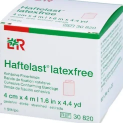 HAFTELAST Fixierb.kohäs.latexfrei 4 cmx4 m creme 1 St