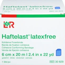 HAFTELAST Fixierb.kohäs.latexfrei 6 cmx20 m blau 1 St
