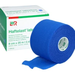 HAFTELAST Fixierb.kohäs.latexfrei 6 cmx20 m blau 1 St