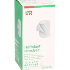 HAFTELAST Fixierb.kohäs.latexfrei 10 cmx4 m creme 1 St