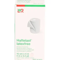HAFTELAST Fixierb.kohäs.latexfrei 10 cmx4 m creme 1 St