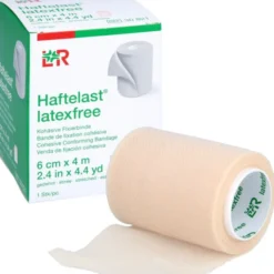 HAFTELAST Fixierb.kohäs.latexfrei 6 cmx4 m creme 1 St