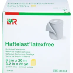 HAFTELAST Fixierb.kohäs.latexfrei 8 cmx20 m gelb 1 St
