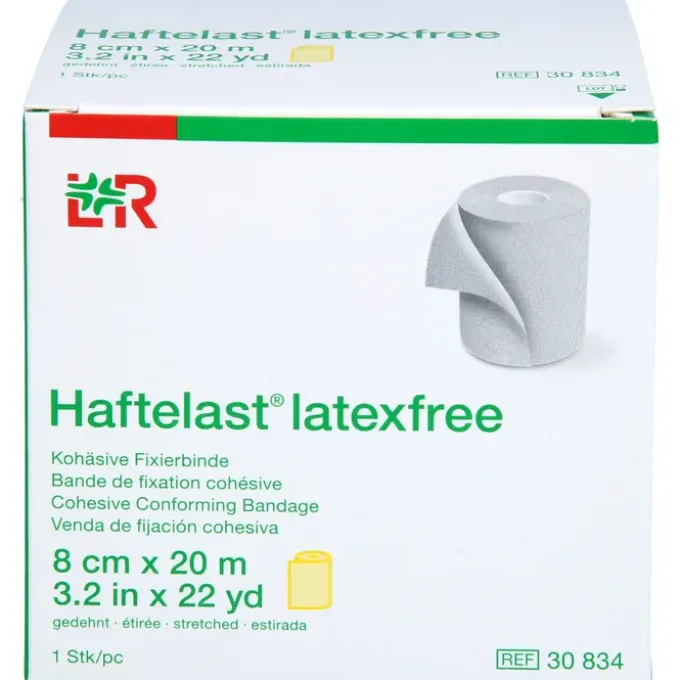 HAFTELAST Fixierb.kohäs.latexfrei 8 cmx20 m gelb 1 St