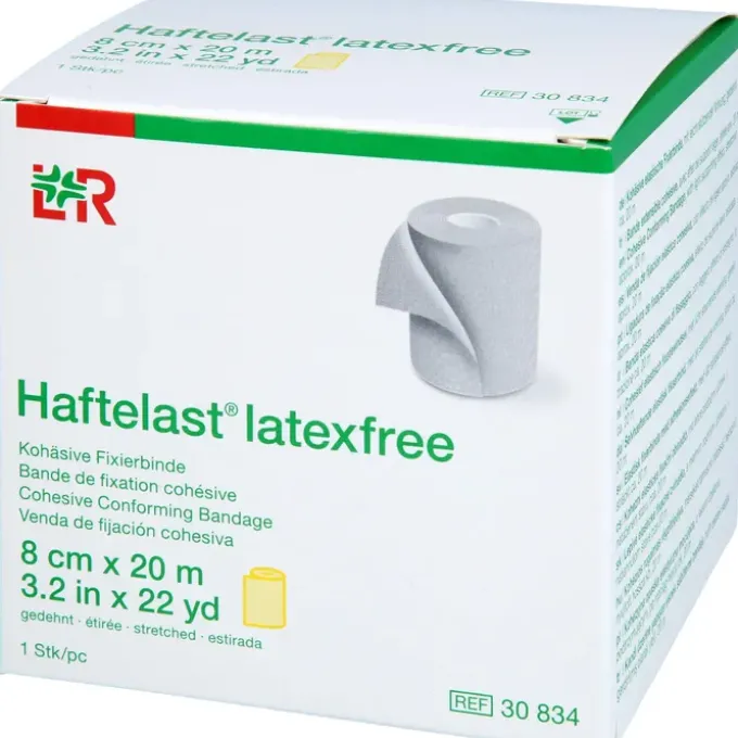HAFTELAST Fixierb.kohäs.latexfrei 8 cmx20 m gelb 1 St