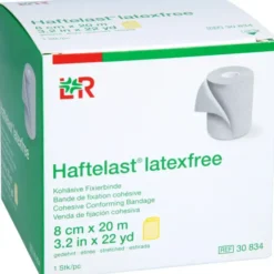HAFTELAST Fixierb.kohäs.latexfrei 8 cmx20 m gelb 1 St