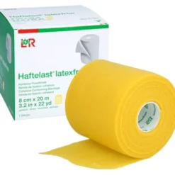 HAFTELAST Fixierb.kohäs.latexfrei 8 cmx20 m gelb 1 St