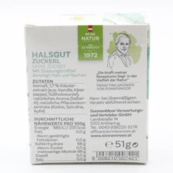 HALSGUT Zuckerl SonnenMoor Bonbons 17 Stück