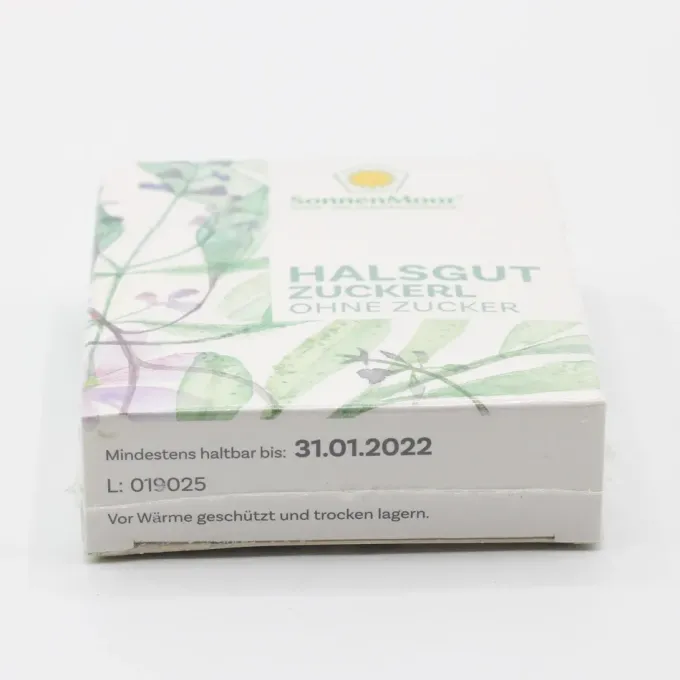 HALSGUT Zuckerl SonnenMoor Bonbons 17 Stück