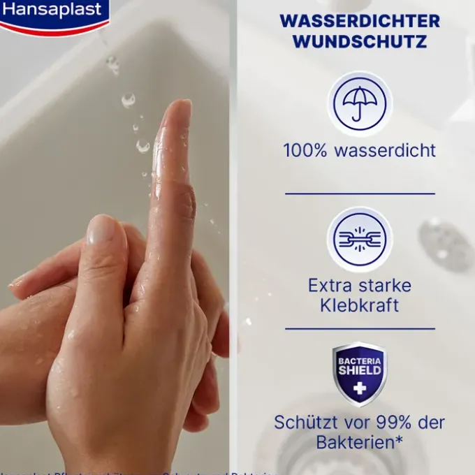 HANSAPLAST Aqua Protect Pflasterstrips 20 St