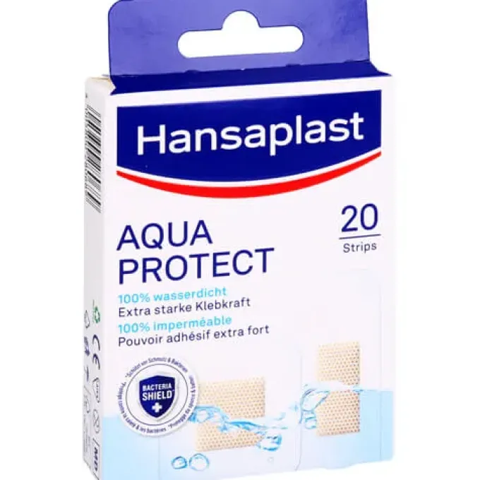 HANSAPLAST Aqua Protect Pflasterstrips 20 St
