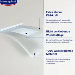HANSAPLAST Aqua Protect Wundverb.steril 10x20 cm 5 St