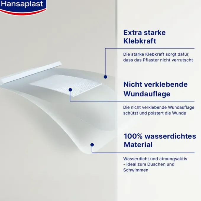 HANSAPLAST Aqua Protect Wundverb.steril 8x10 cm 5 St