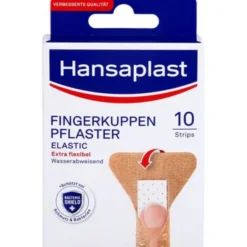 HANSAPLAST Elastic Fingerkuppen Pflasterstrips 10 St