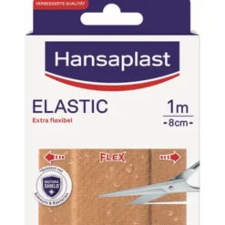 HANSAPLAST Elastic Pflaster 8 cmx1 m 1 St