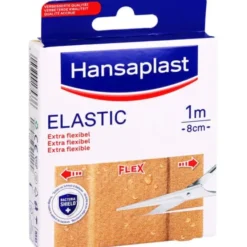 HANSAPLAST Elastic Pflaster 8 cmx1 m 1 St