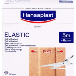 HANSAPLAST Elastic Pflaster 6 cmx5 m 1 St